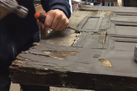 Norwalk-wooden-door-repair